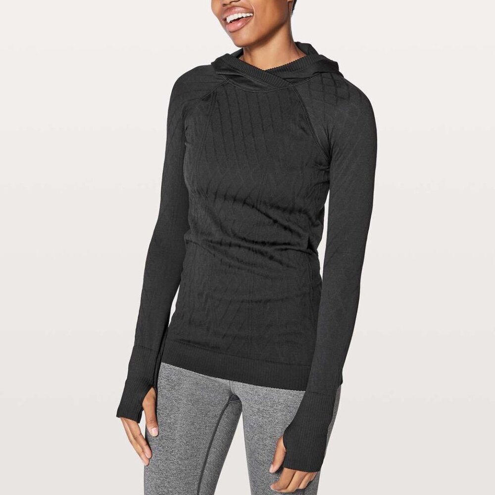 Lululemon Black Rest Less Hoodie Size 4 - 51747